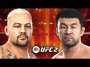 UFC 2 Gameplay: Mark Hunt vs Kazushi Sakuraba