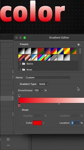 How to Add A Color GRADIENT to Text in Photoshop!
