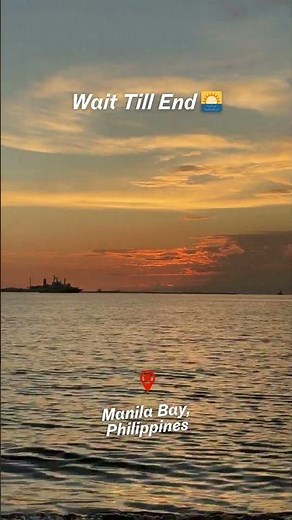 You Won’t Believe This Magical Manila Bay Sunset Timelapse! #manila #philipine #filipino #manilabay