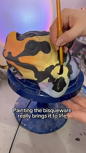 22K views · 4.7K reactions | Rainbows and Fairies are finally getting painted! I’ve been imagining this rainbow frog ever since the last toad collection, so I’m super excited to finally make him. I’m going to use several different poison dart frog patterns amongst my rainbow series. They should all be finished by May 31st!  #potterypainting #ceramicsculpture #frogcore #rainbowart #potteryprocess #animalsculpture | Kalliope Yvonne Ceramics | Facebook
