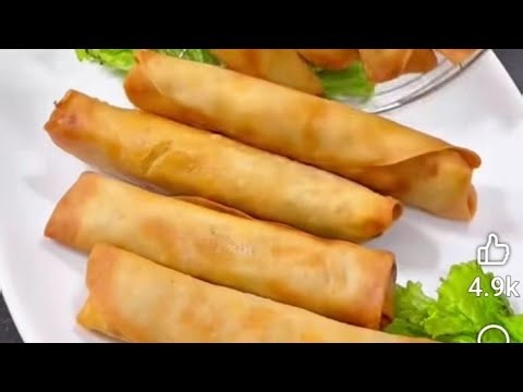 New recipe Spring roll #vlog #new #chickenrecipes#subscribe #viralvideo #ytshortsindia #youtubevlogg