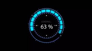 Hud Data Loading Animation On Black Stock Footage Video (100% Royalty-free) 3667860679 | Shutterstock