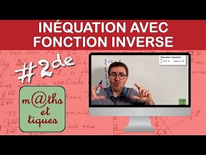 Solving an inequality using the inverse function (1) - Second