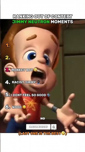 Ranking Out Of Context Jimmy Neutron Moments 🤣