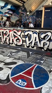 54K views · 901 reactions | Amazing graffiti art by Auteuil at the Parc des Princes️‍ | Casual Ultra | Facebook