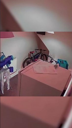 Terrifying moment e-bike battery explodes while charging 🚲 #shorts