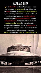 ¿Sabias Qué? #Haunebu #SabiasQue #Misterios #Nazis #Ovnis #VideoCorto | Catdatapop
