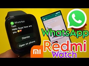 WhatsApp In Redmi Watch 3 | How To Get WhatsApp Messages In Redmi Watch | Redmi Smartwatch