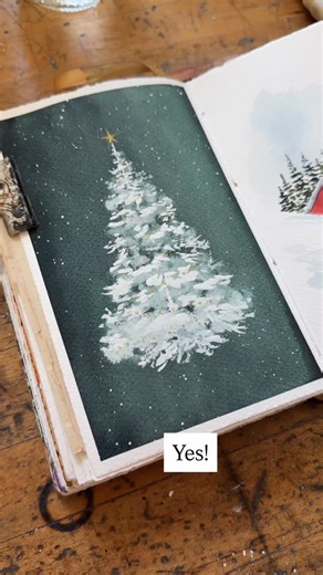 Sarah Cray on Instagram: "I had someone ask me if I could use the same process to make a Christmas tree and I decided to give it a go! Personally, I think it worked out beautifully and it was fast and easy- give it a try!"