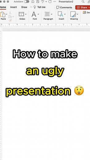 How (not) to Make a PowerPoint Presentation Look Good - Tutorial