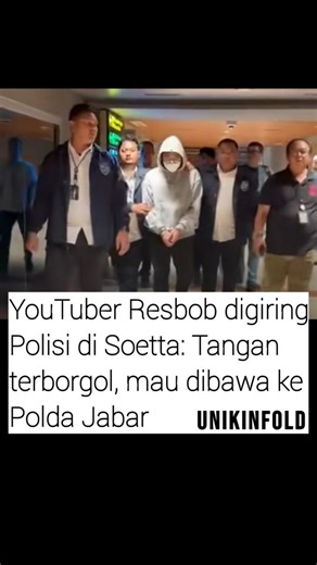 FOLKMEDIA ALTERNATIVE | Streamer yang dikenal dengan nama Resbob alias AF tiba di Terminal 1 Bandara Soekarno-Hatta, Kota Tangerang, Senin (15/12/2025) sekitar... | Instagram