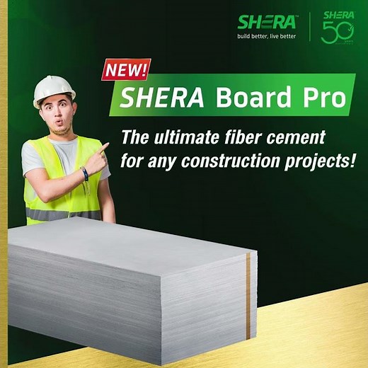SHERA Board Pro - Superior Quality Fiber Cement Board