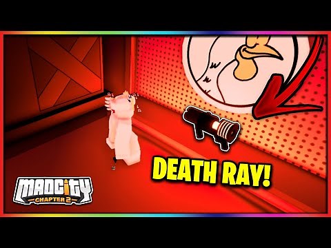 How to Get the DEATH RAY [ LOCATION ] || Mad City Chapter 2