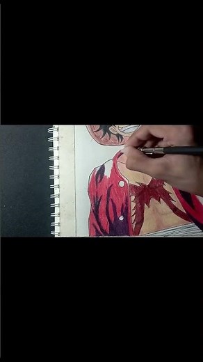 Drawing Luffy Step By Step #tutorial #onepiece #art