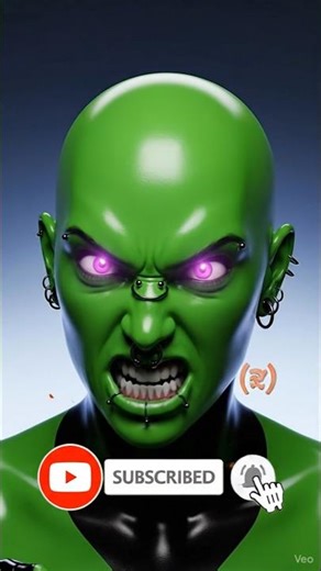 DON’T Make Him Angry… 😈💚#shorts #viralvideo #alienpower #animation#trendingshorts