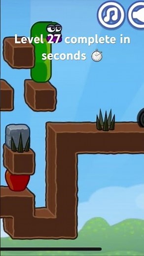 Apple Worm – Easy Win on Level 27 🐛🎉