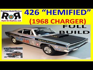 1968 Dodge Charger R/T 1:25 Scale Revell 4202 -Full Kit Build & Review