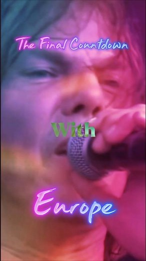 Europe - The Final Countdown 🎸🔥 (80s Live Vaporwave Edition)