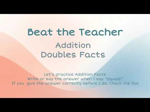 Addition Doubles Facts