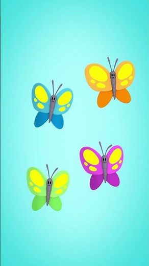 Count the Colorful Butterflies #babyfirsttv