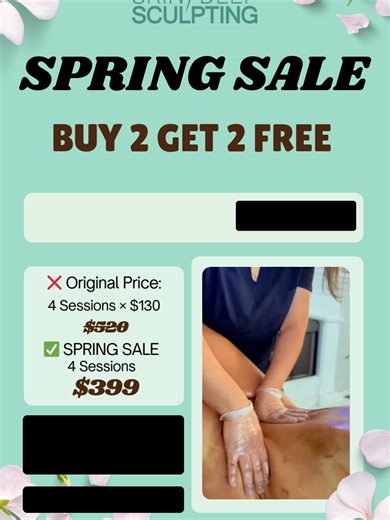 ✨ LIMITED-TIME OFFER: Buy 2 Sessions, Get 2 FREE! ✨ (Office Appointments Only) Ready to sculpt, tone, and transform your body? Take advantage of our exclusive special at Skin Deep Sculpting LLC — purchase 2 sessions and receive 2 sessions FREE! 📍 Available for in-office appointments only 🌐 Visit: www.skindeepsculpting.com 📞 Call/Text: 281-503-1348 📅 Book Now: book.skindeepsculpting.com 🔥 Spots are limited — don’t wait! Schedule your sessions today and start your transformation NOW! If you w