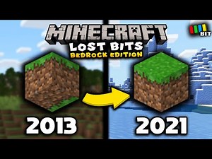 Minecraft Bedrock/Pocket Edition LOST BITS | Removed & Unused Content [TetraBitGaming]