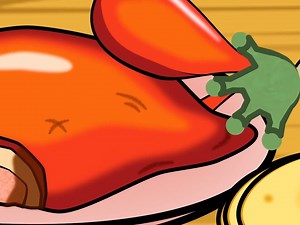 Kvaka 和 Piggy 吃饭动画_哔哩哔哩_bilibili