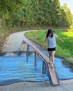 9.1M views · 98K reactions | 3D Street drawings look so real that it's confusing | Simple ideas | Facebook