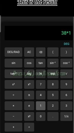 Scientific calculator using html,css,javascript #shorts #javascript