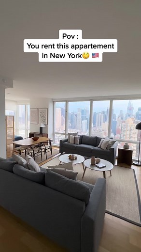 This is the best airbnb to rent in New York 🤤🇺🇸 #fy #fyp #nyc #newyork #penthouse