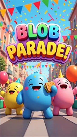 Blob School S1E10: The Blob Parade Song 🎺🎉 | Funny Kids Cartoon Short