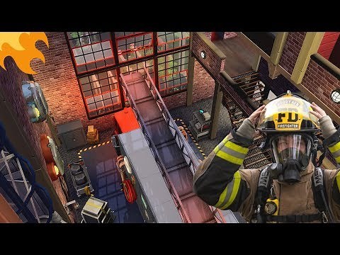 CASERNE DE POMPIER (Fire Station) // Speed build - Les sims 4