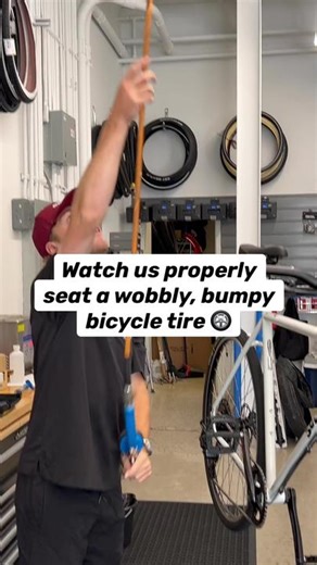 Is your bike tire wobbly and bumpy? It may not be seated correctly! No worries though, we got you covered! 🔧🛞 Stop by our shop and talk to one of our expert repair technicians about what may be causing your tire to wobble and then we can properly seat it for you! 🚲 . . . . . #bikerepair #bikerepairs #localbikeshop #tirerepair #bikerepairshop