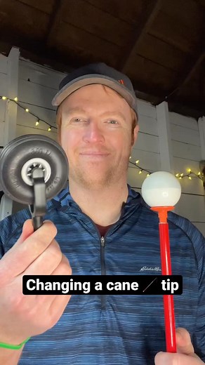 96K views · 382 reactions | How a Cane 羚 Tip is Changed #blind #whitecane #howitworks | ThinkTank | Facebook