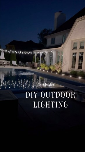 2.5K views · 15 reactions | We LOVE our @enbrighten WiFi café and landscape lights. They are so easy to install and can be fully controlled (from anywhere) using the free Enbrighten app. They are perfect year-round (they survived our harsh Indiana winter) and have customizable effects and colors. Comment “lighting” and I’ll send you the links! #ad #EnbrightenVibe | Sincerely, Sara D. | Facebook