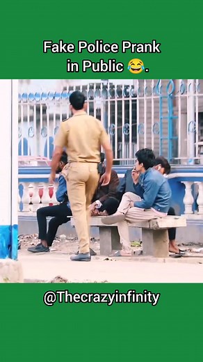Fake Police prank in kolkata #prank #fbreels | The Crazy Infinity
