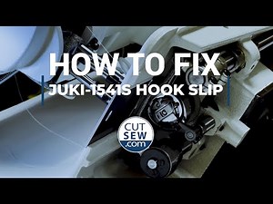 Juki 1541S Hook Thread FIX