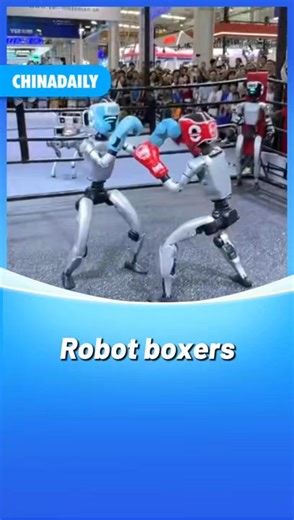 6.6K views · 91 reactions | Watch out! #Robot athletes are taking over the field at the 2025 World Robot Conference. Spectators were thrilled by human vs. robot #boxing matches, while robot vs. robot battles showcased the latest in competitive robotics. [Video by Zhang Yuan]壘烙 #WRC2025 #SpotlightBeijing #AmazingBeijing #HighTechBeijing #RobustBeijing | Spotlight Beijing | Facebook