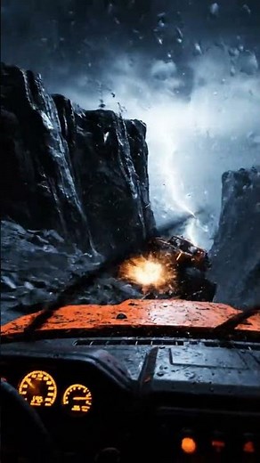 Surviving a Mountain Collapse in a Thunderstorm! 🤯 Extreme Off-Road Rockfall