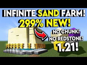 BEST 1.21 INFINITE SAND FARM! Minecraft Bedrock MCPE/Xbox/PS4/Nintendo Switch/Windows 10