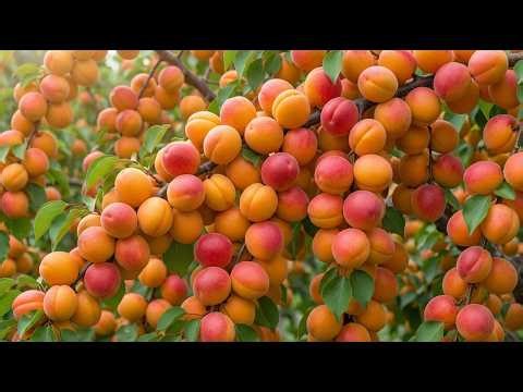 Inside How Giant Japanese Apricot Fruit Are Grown in Japan | Full Farming Process
