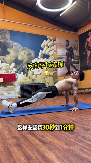 改善含胸驼背—反向平板支撑练习指南