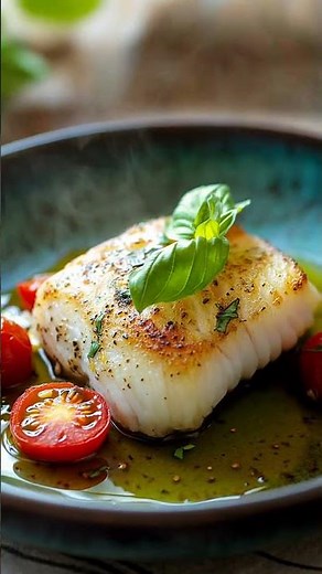 Baked Italian Cod with Tomatoes Recipe