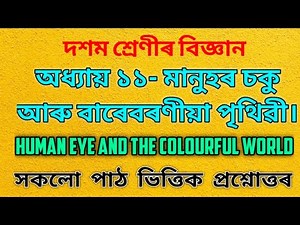 Class 10 Science Chapter 11 Question Answer | In Assamese | Medium | Notes | Seba | Solution | X