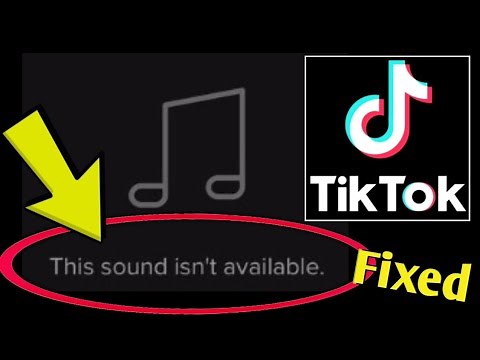 How to Fix Tik Tok Error, This sound isn't available, Problem Solved.