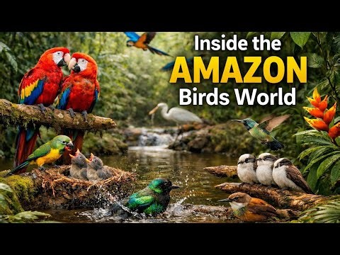 Inside the Amazon Birds world | How birds live in the jungle and survive in nature.