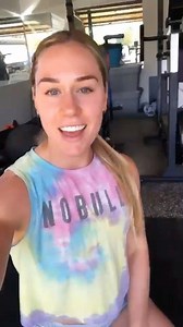 BEHIND THE HORNS EPISODE OF: GARAGE HOME GYM SESSION WITH BROOKE WELLS & the roomies. Keep moving regardless of your equipment or environment. Check out what a session looks like for me during quarantine 💁🏻‍♀️ @behindthehorns @nobullproject | Brooke Wells