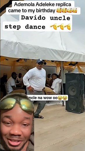 Watch davido uncle step dance move