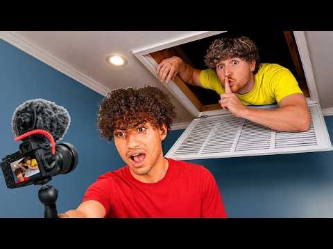 Sneaking Into FOLTYN'S VIDEO Without Him Knowing..