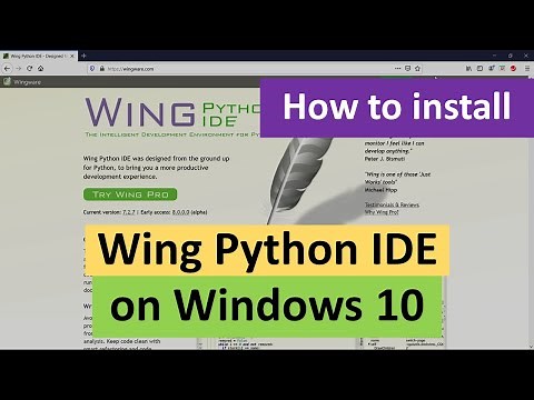 How to Install Wing Python IDE on Windows @HowToInstall